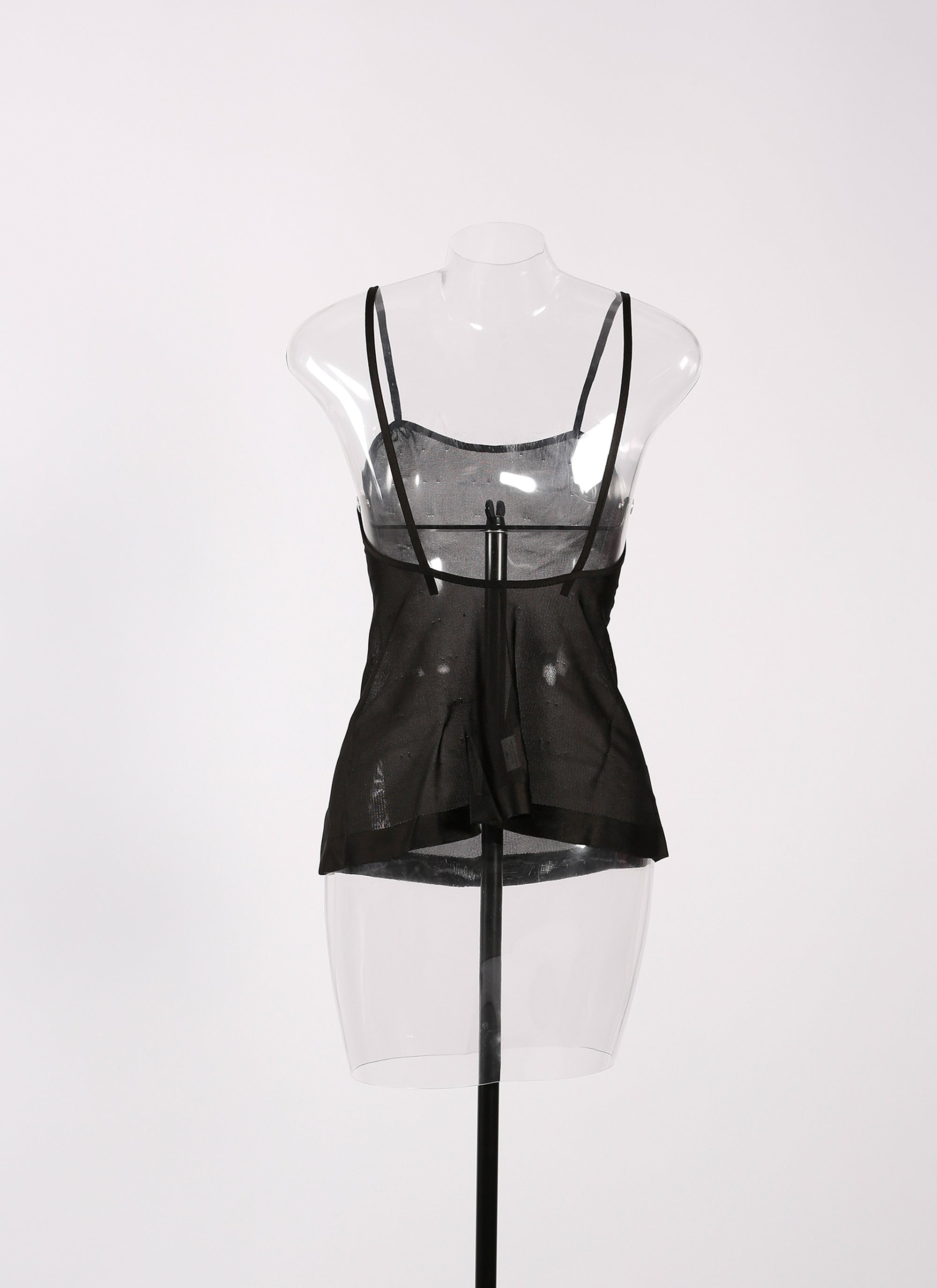 Intime sheer top - Black