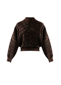 Pull à manches longues Supreme en laine - Noir