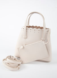 Sac mini Marte Fiori en cuir - Corde