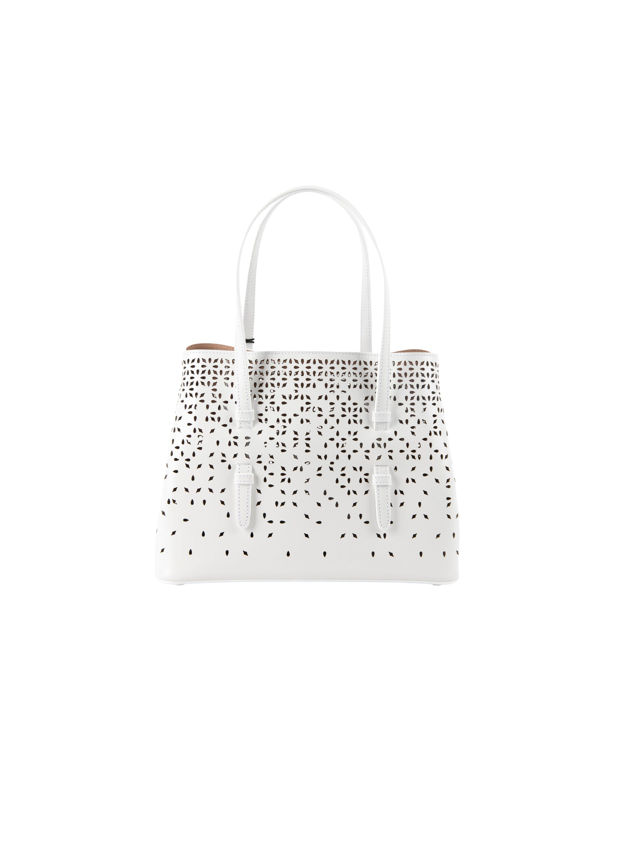 Sac Mina Bolivia Fiori en cuir - Blanc Optique