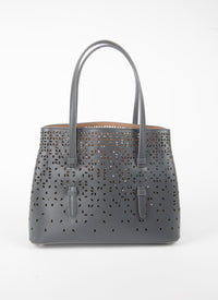Sac Mina Bolivia Fiori en cuir - Cendre