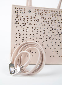 Sac Garance Fiori Gonna en cuir - Galet
