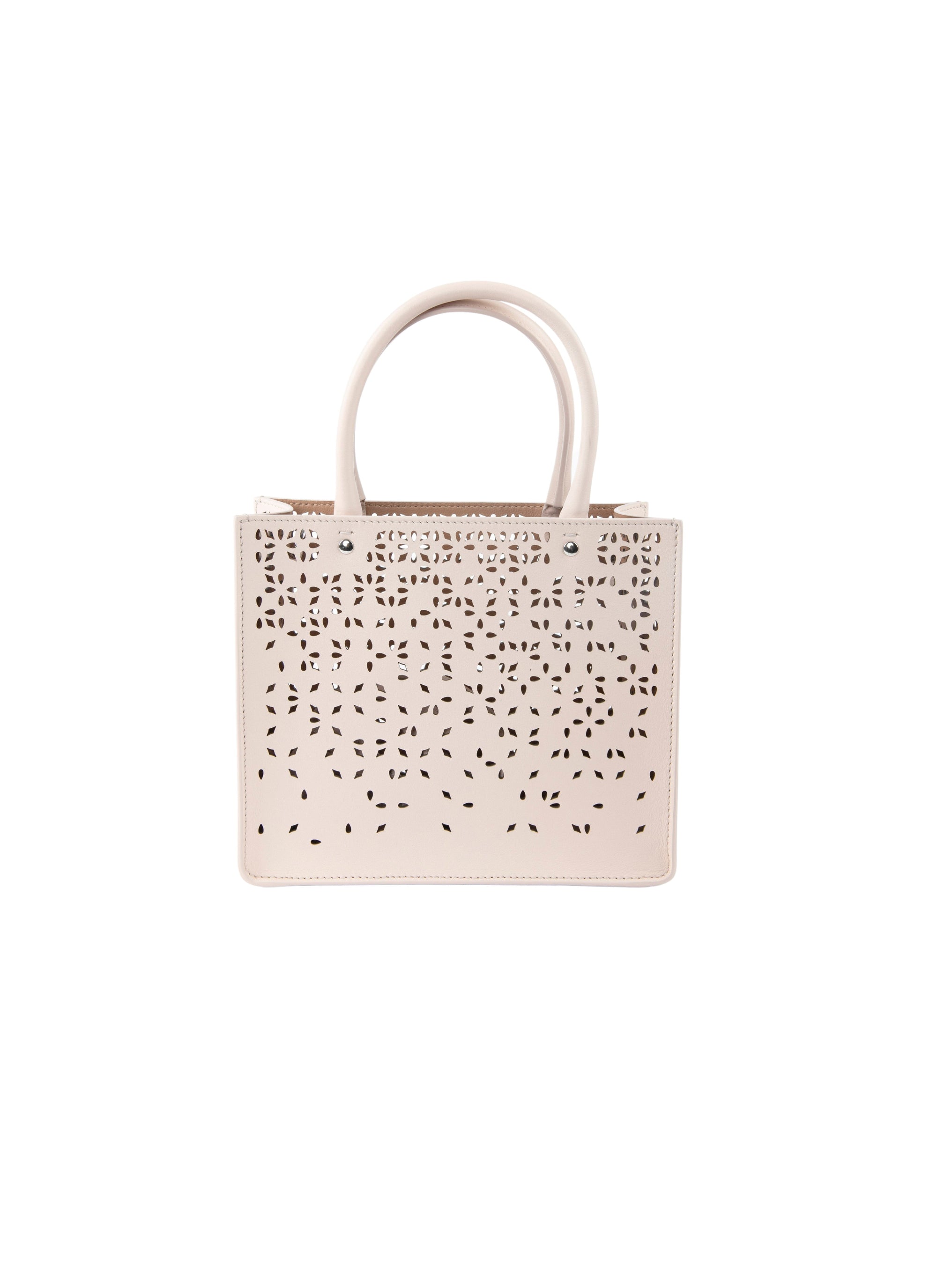 Sac Garance Fiori Gonna en cuir - Galet