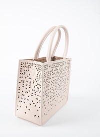 Sac Garance Fiori Gonna en cuir - Galet