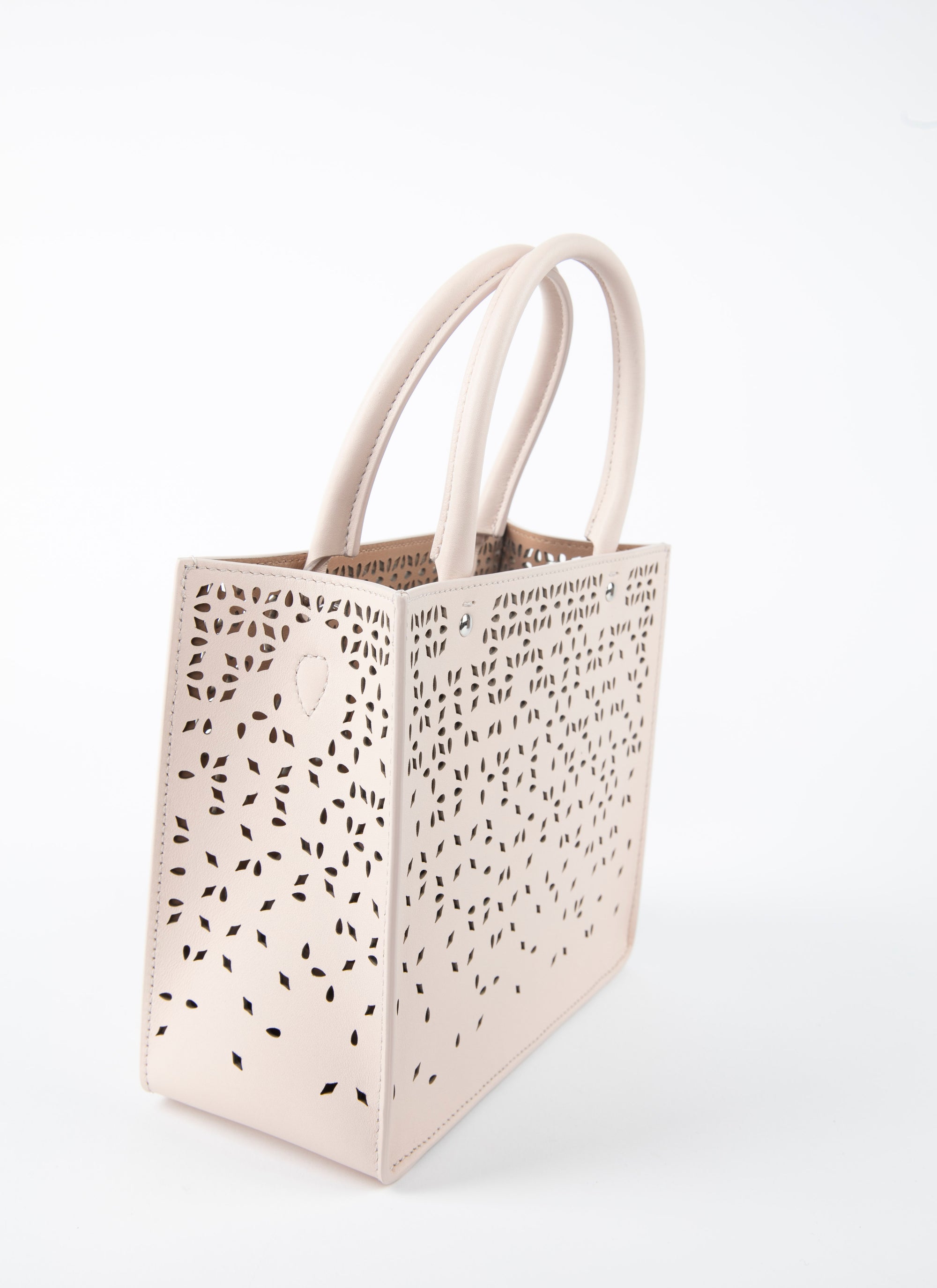 Sac Garance Fiori Gonna en cuir - Galet