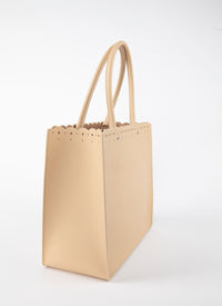 Sac Garance Carrera Fiori en cuir - Desert