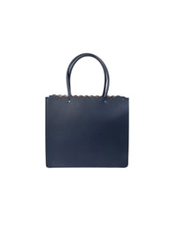 Sac Garance Carrera Fiori en cuir - Minuit
