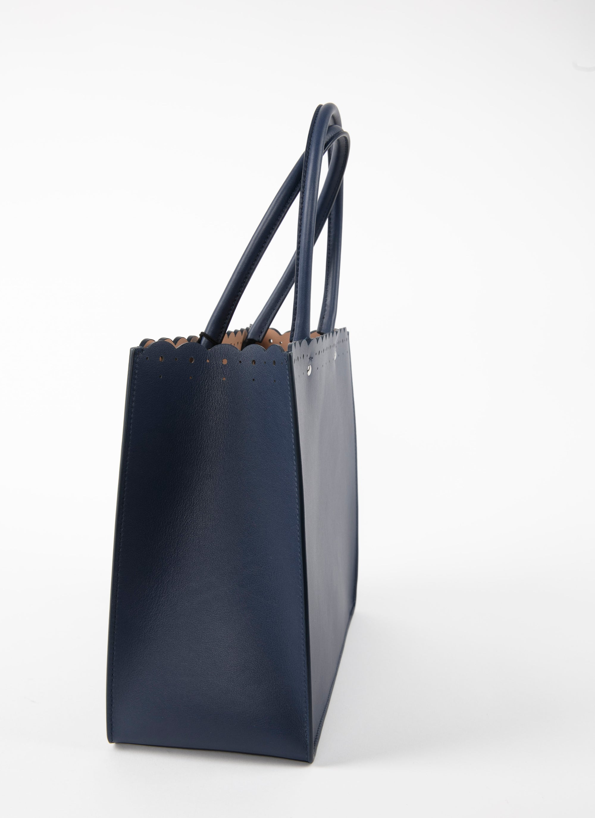 Sac Garance Carrera Fiori en cuir - Minuit
