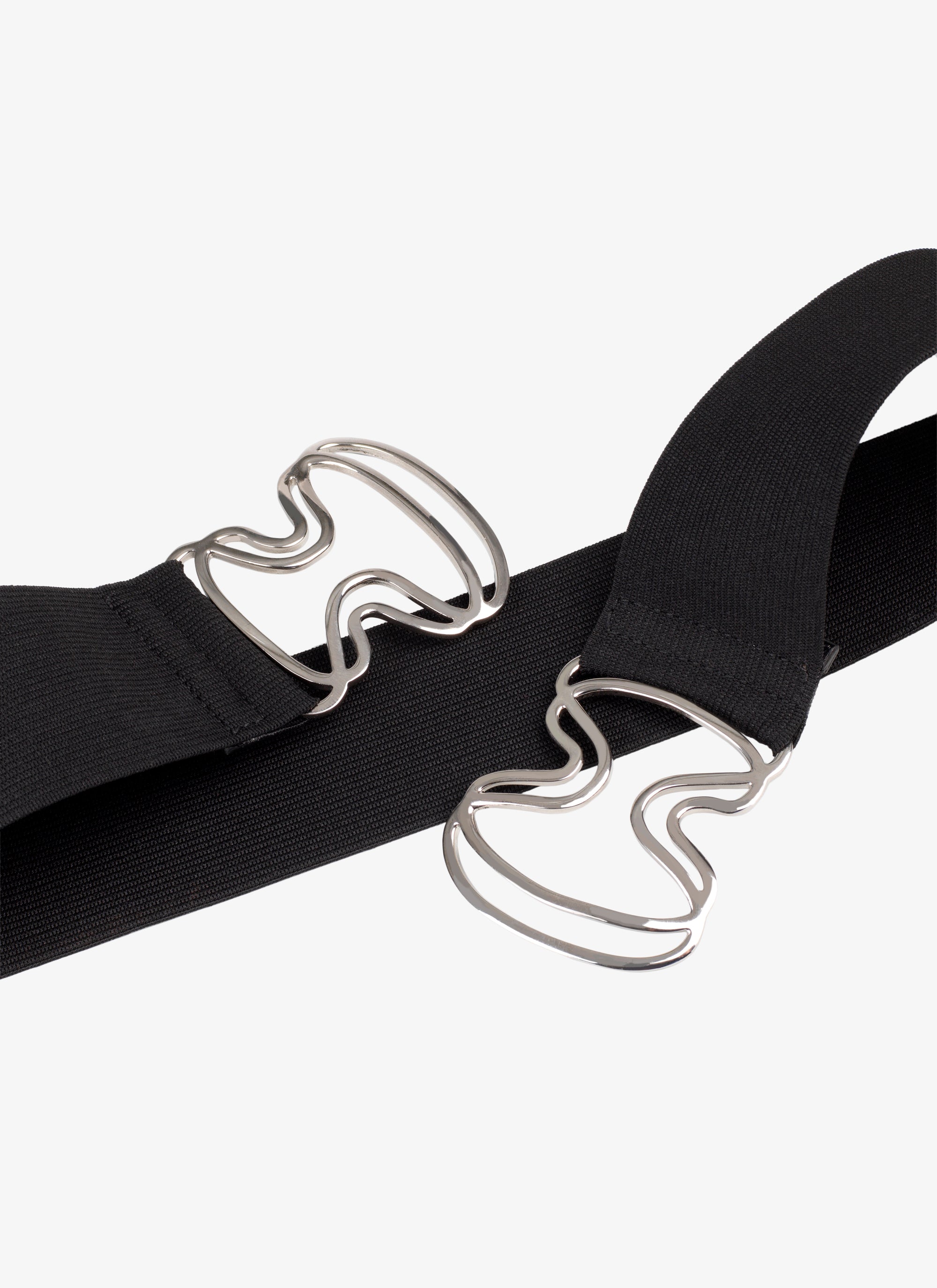 Ceinture à attaches graphiques - Noir