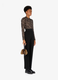 Sac Rose Marie imprimé guepard en cuir - Mordore & Noir