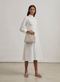 Sac cabas Mina en cuir - Tabac