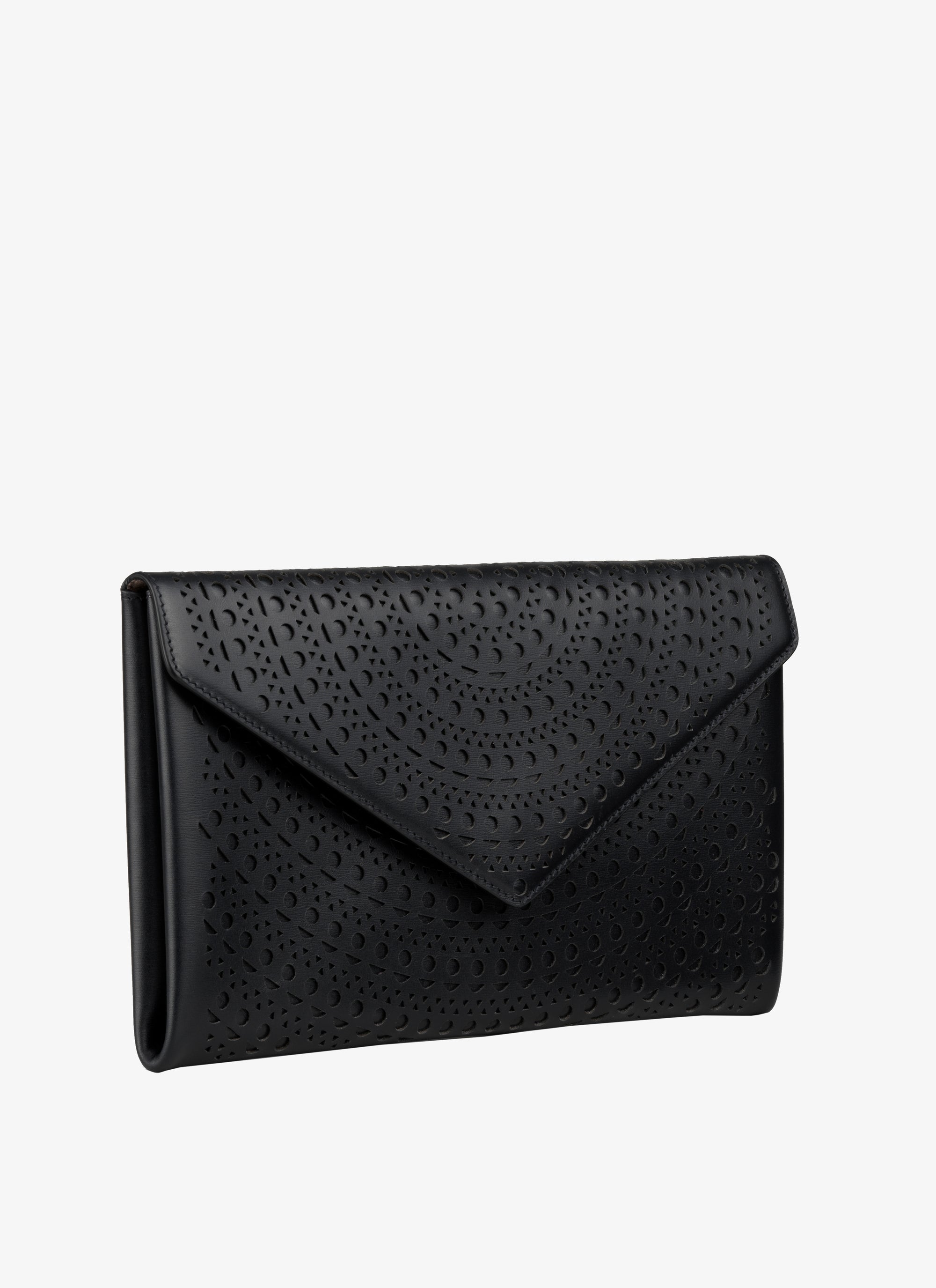 Sac Oum ajouré en cuir - Noir