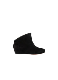 Pearl boots in leather - Black
