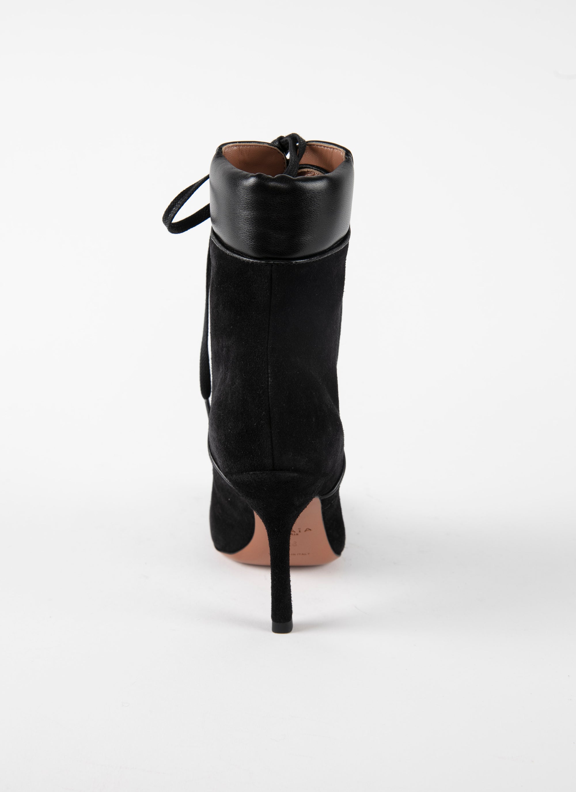 Bottines en velours - Noir