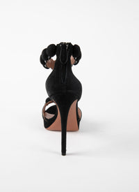Sandales Bombe en cuir suédé - Noir