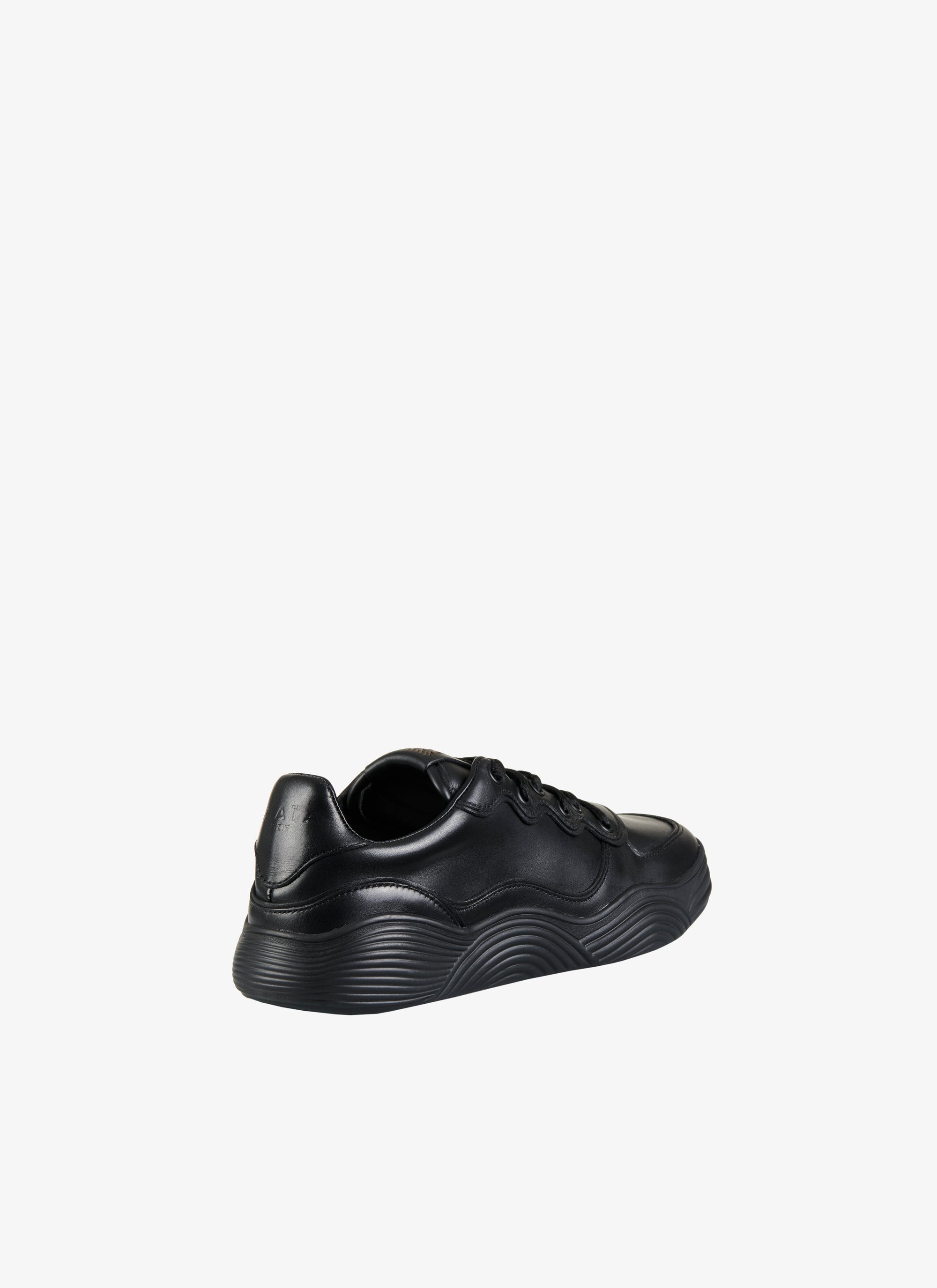 Pure leather trainers - Black