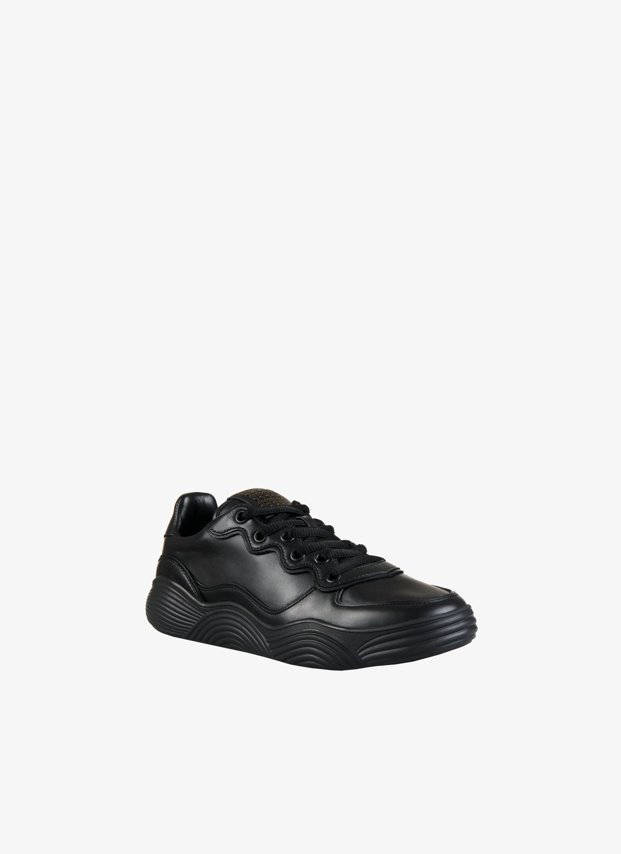 Pure leather trainers - Black