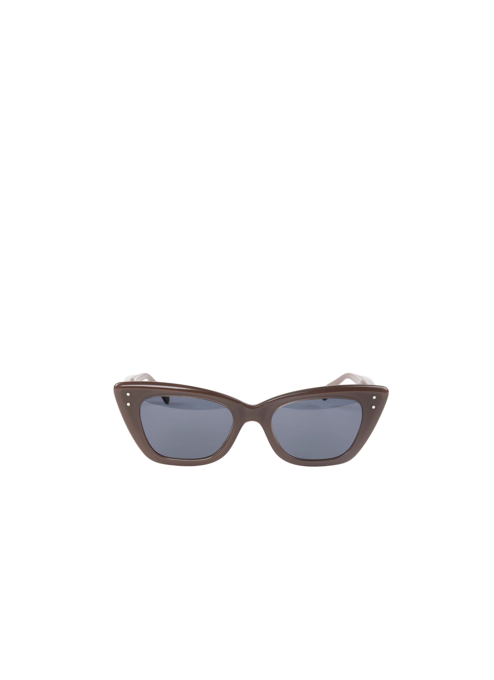 Lunettes Cat eye n°51 - Marron & Bleu