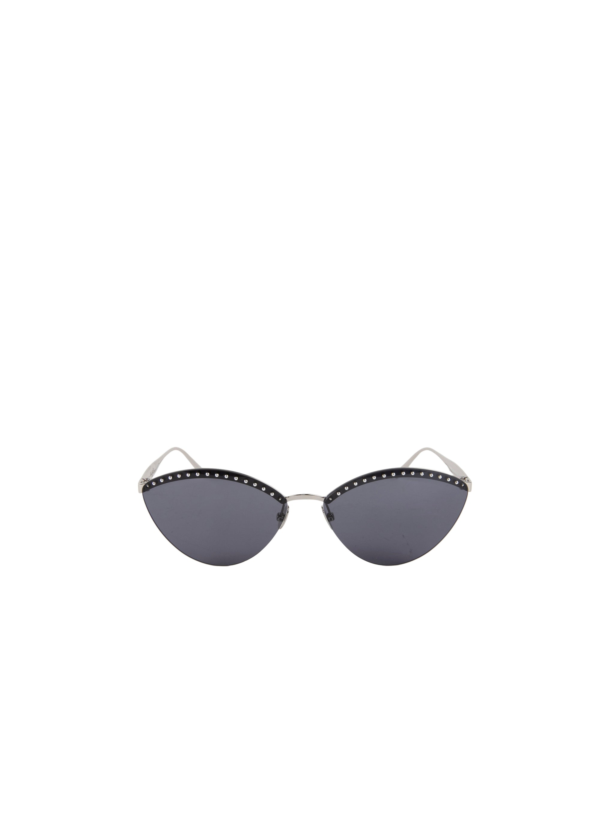 Round Sunglasses n°61 - Silver & Blue