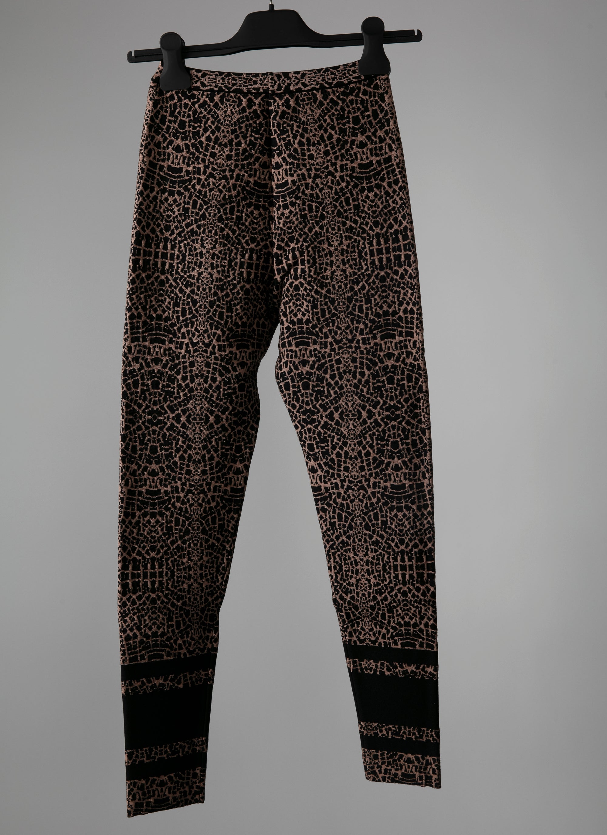 Legging à motif animal - Noir & Chair