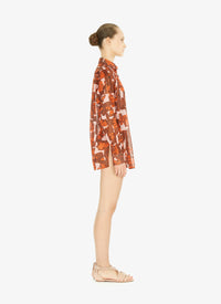Chemise oversize - Rose & Rouge