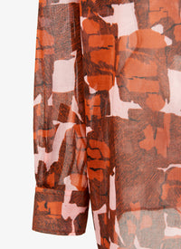 Chemise oversize - Rose & Rouge