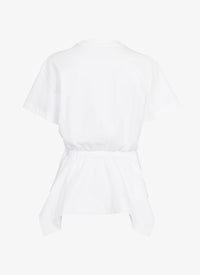 Structured T-shirt - White