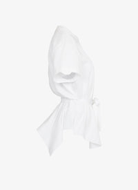 Structured T-shirt - White