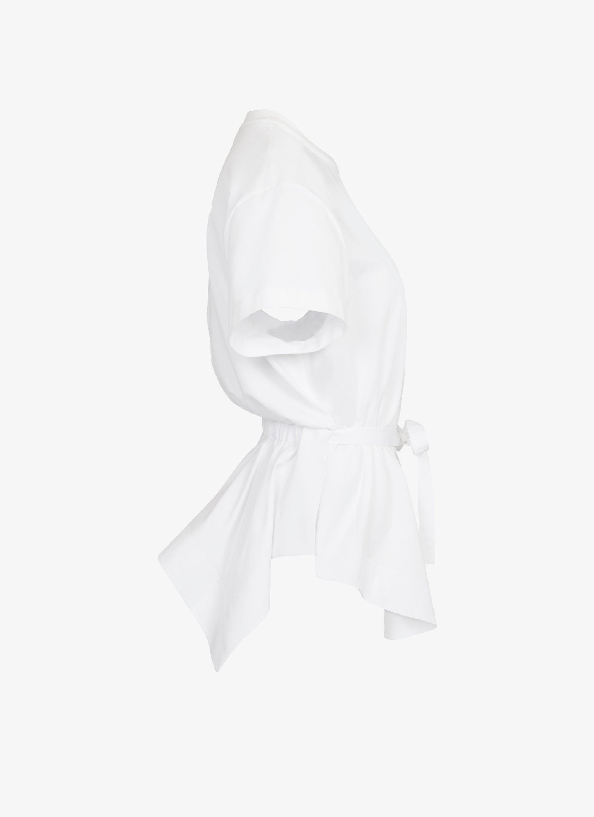 Structured T-shirt - White