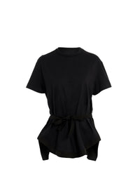 T-shirt structuré - Noir