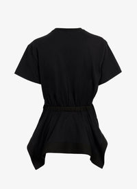 T-shirt structuré - Noir