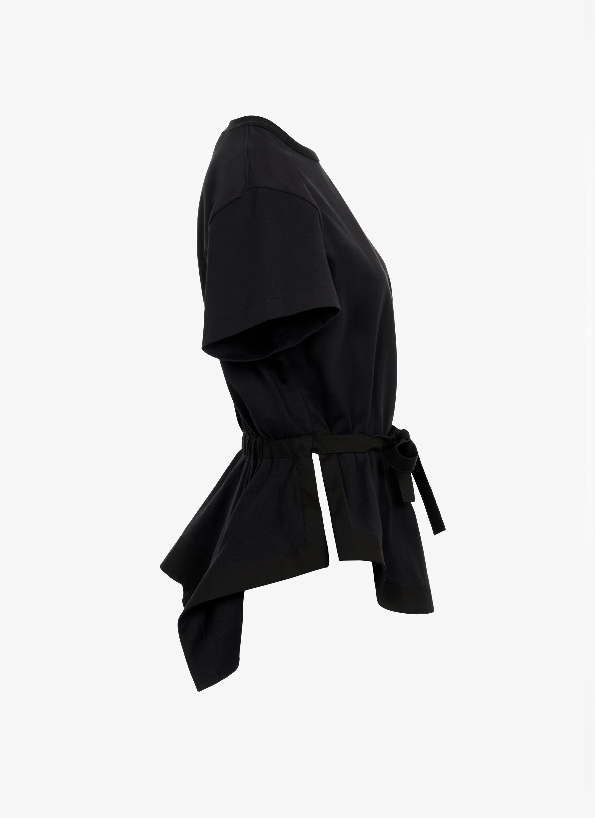 T-shirt structuré - Noir