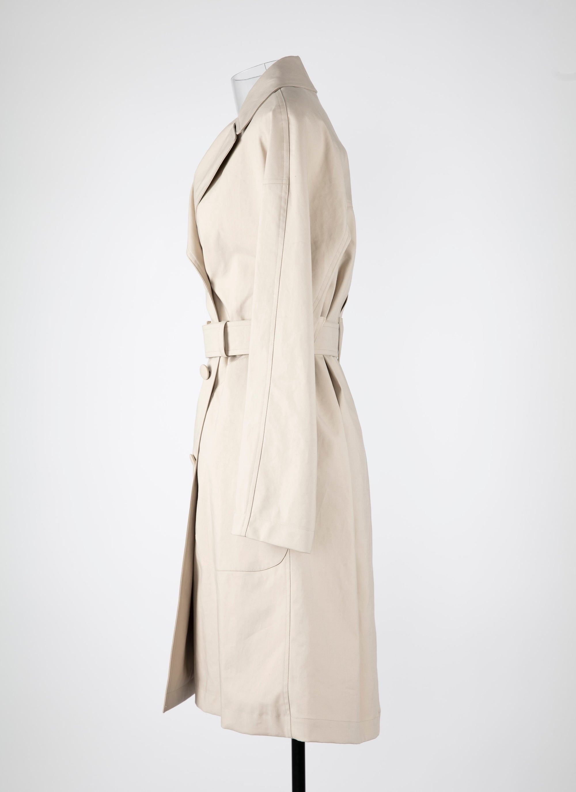 Belted trench coat - Sahara