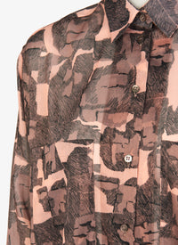 Robe chemise - Chair & Beige