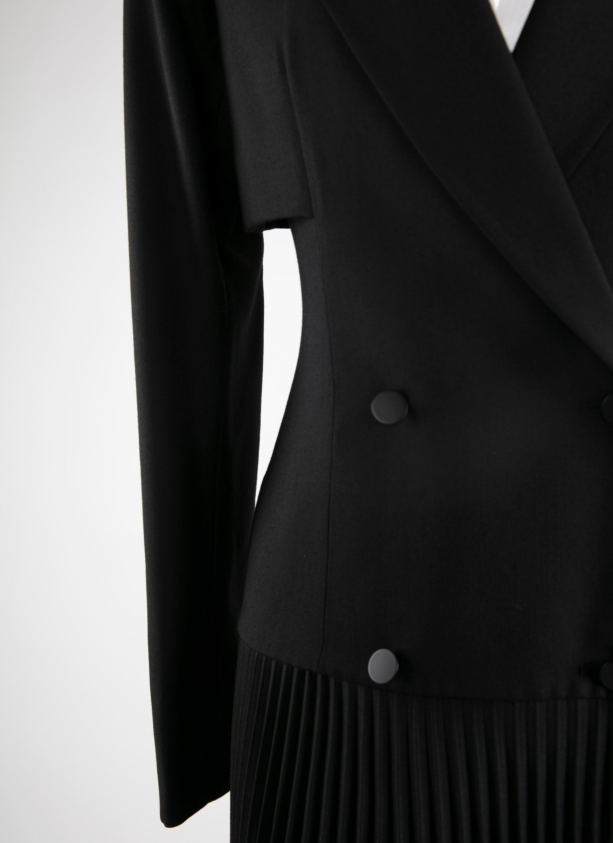 Trompe l'oeil costume dress - Black