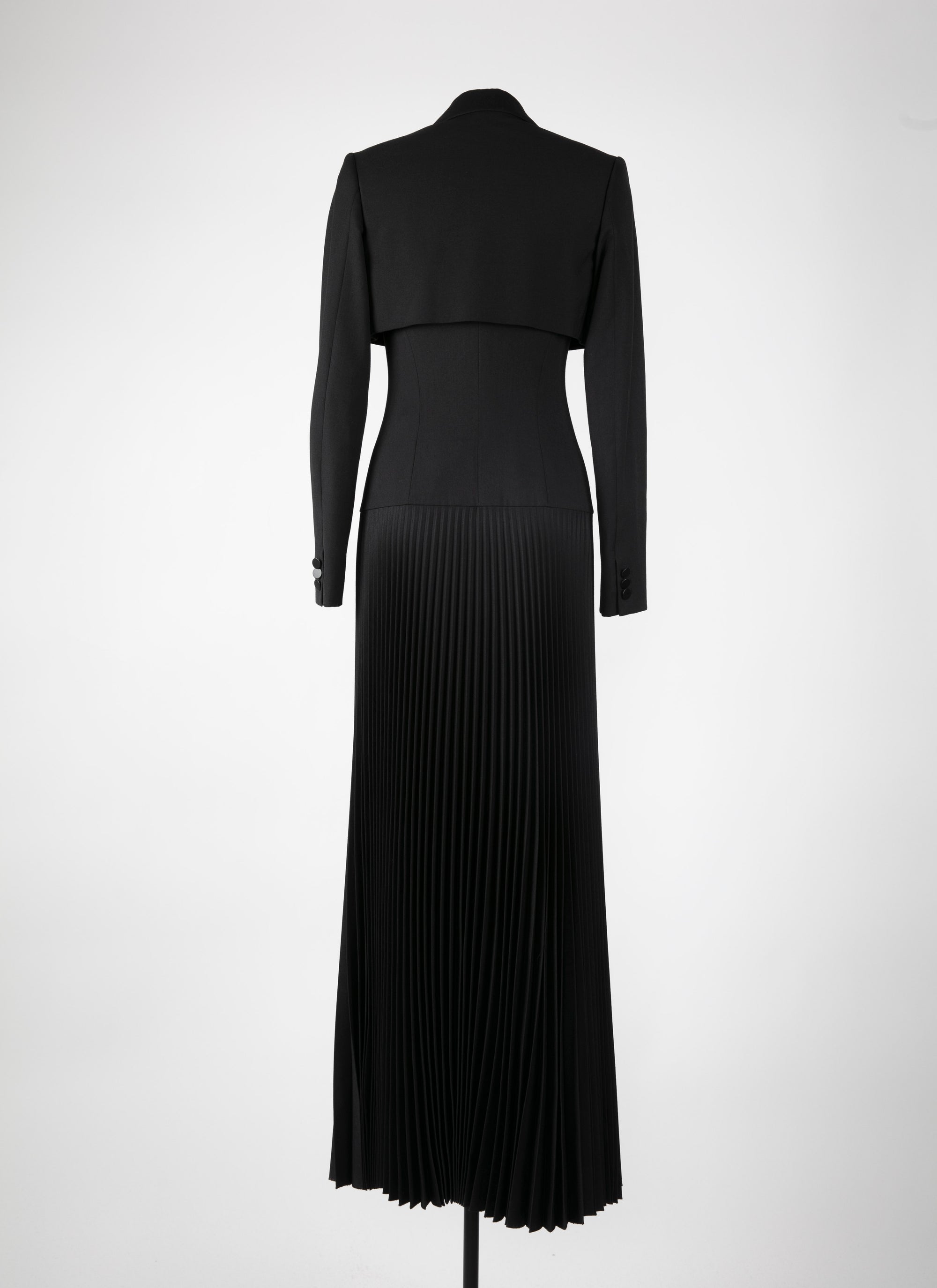 Trompe l'oeil costume dress - Black