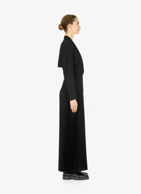 Trompe l'oeil costume dress - Black