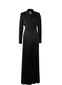 Trompe l'oeil costume dress - Black