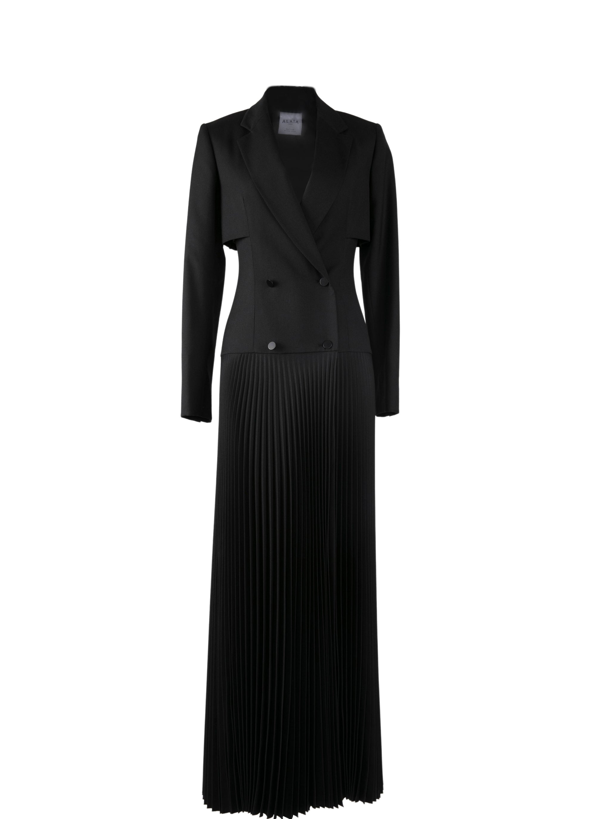 Trompe l'oeil costume dress - Black