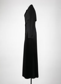 Trompe l'oeil costume dress - Black