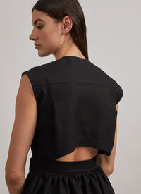 Robe plissée à effet cache-cœur - Blanc