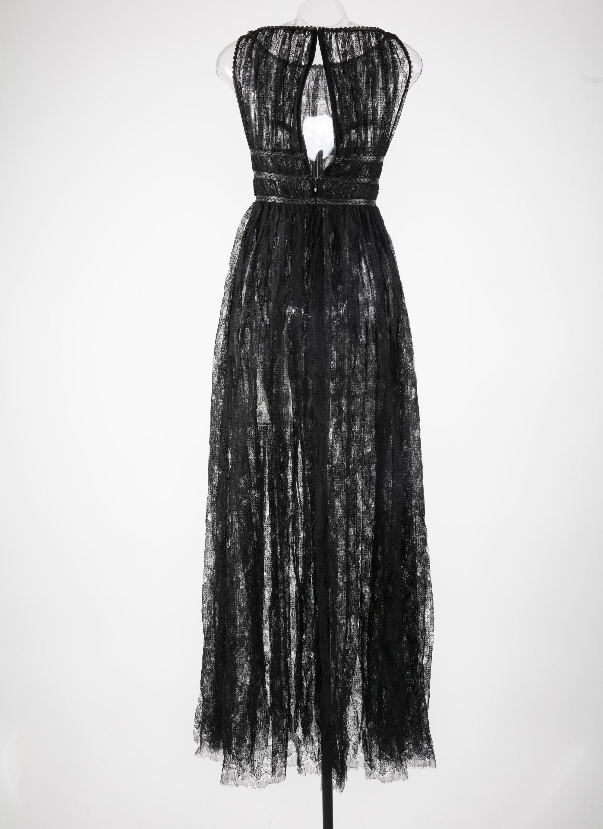 Belted maxi dress - Black