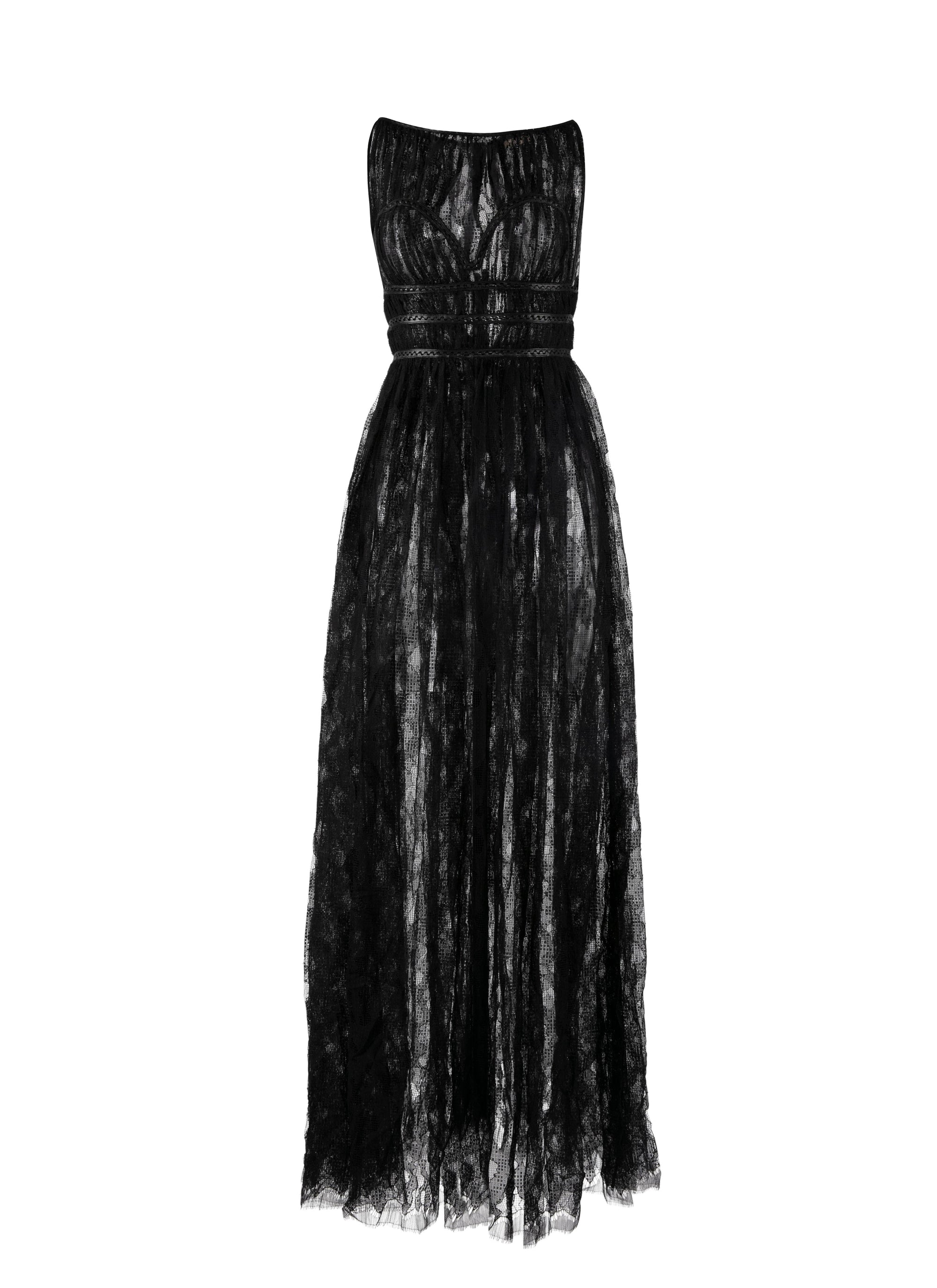 Belted maxi dress - Black