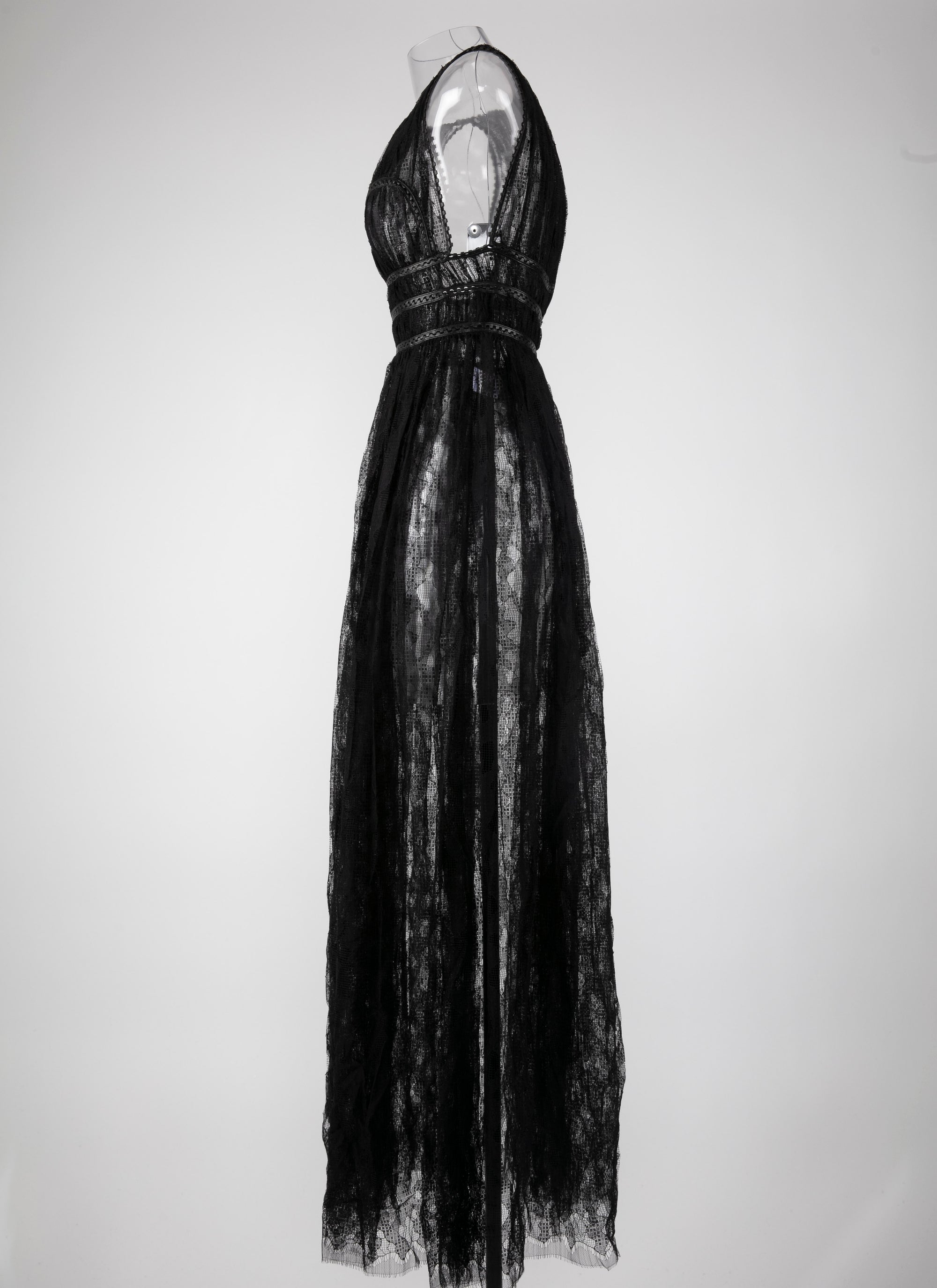 Belted maxi dress - Black