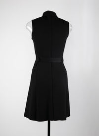Robe polo zippée - Noir