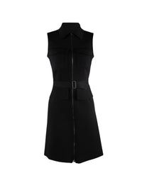 Robe polo zippée - Noir