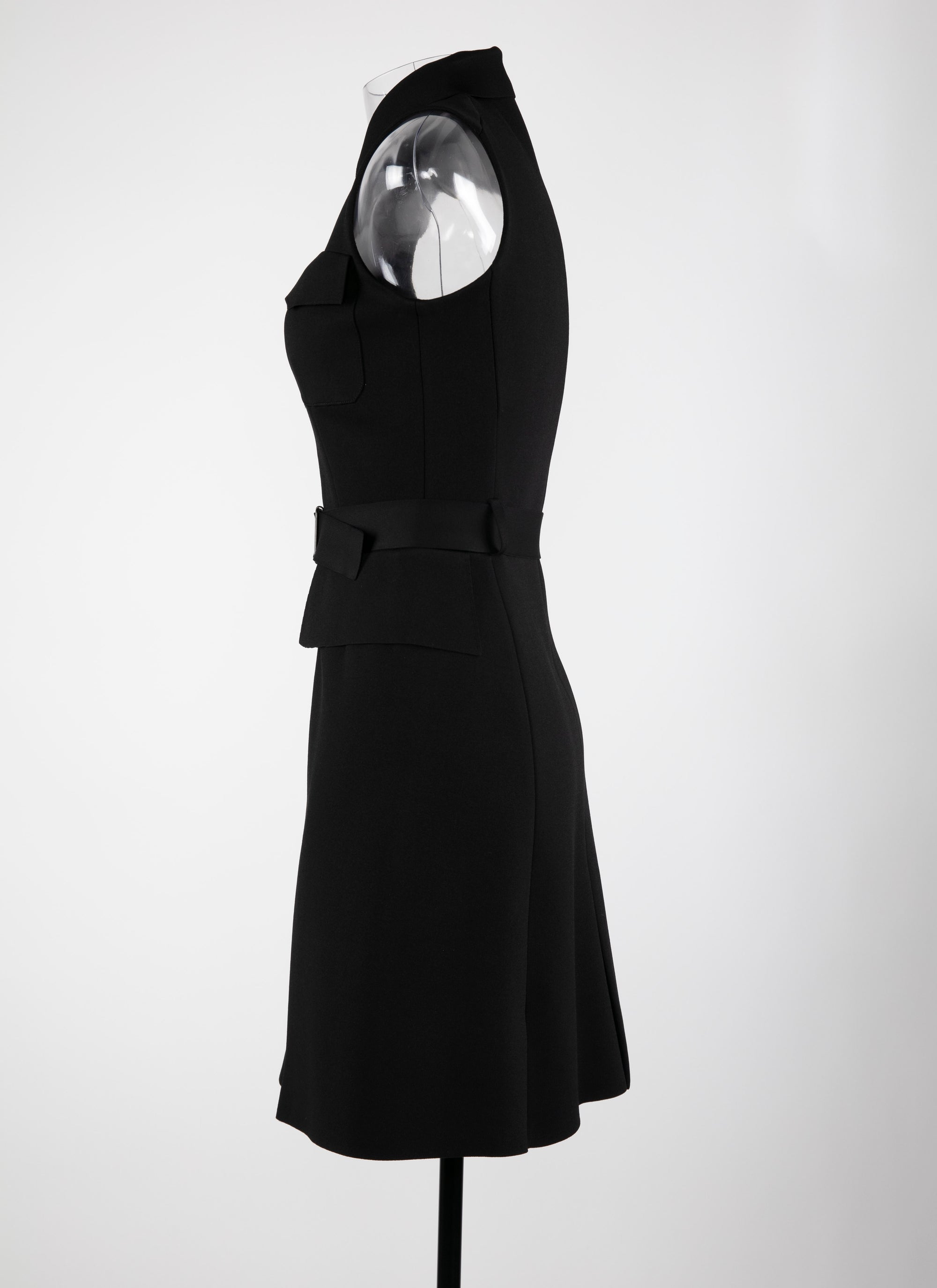 Robe polo zippée - Noir