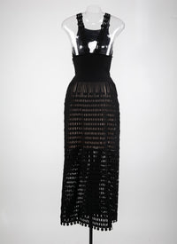 Kalimba sleeveless maxi dress - Black