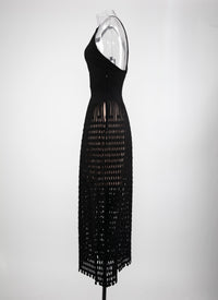 Kalimba sleeveless maxi dress - Black