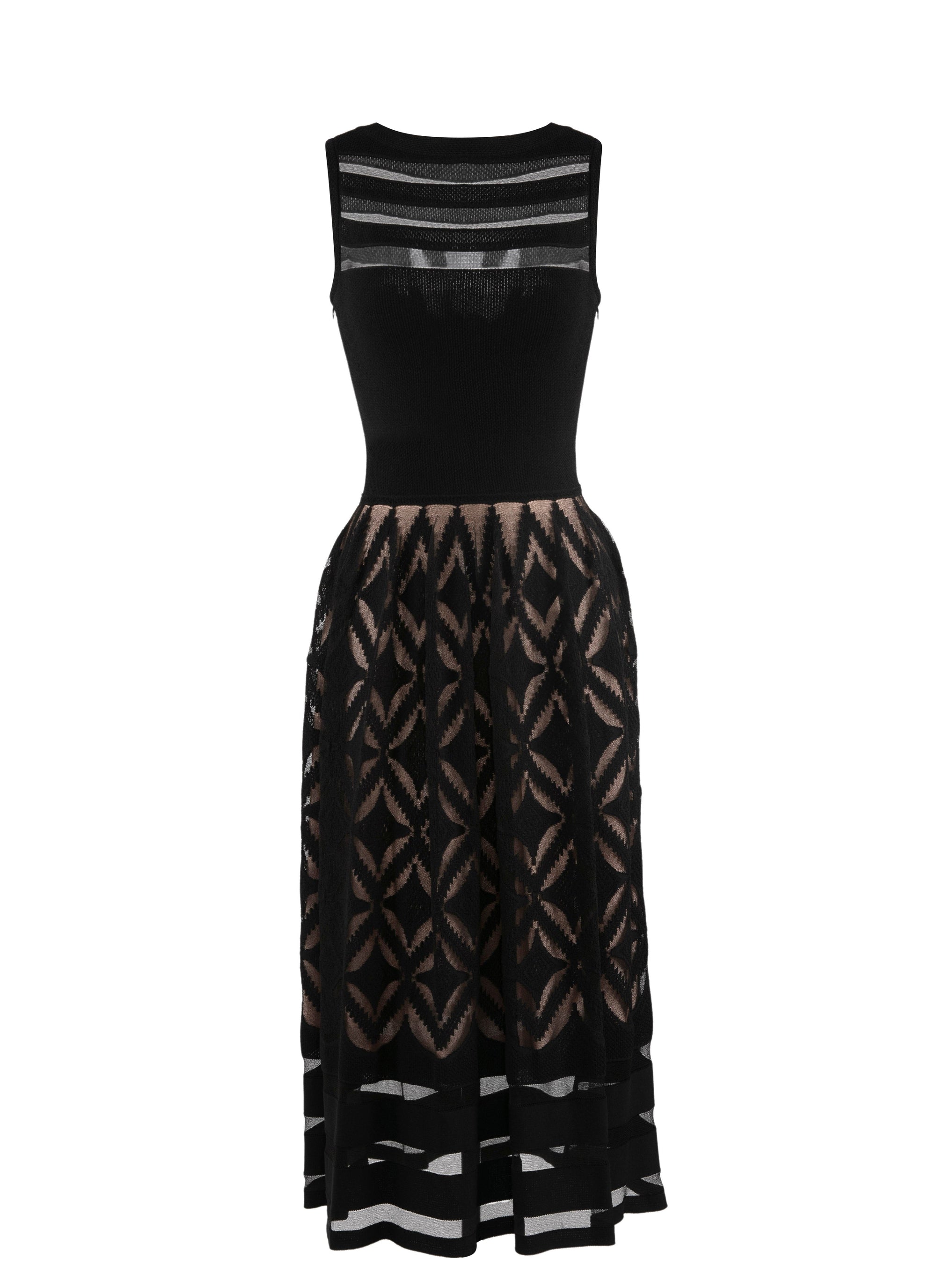 Sleeveless maxi dress Natte - Black